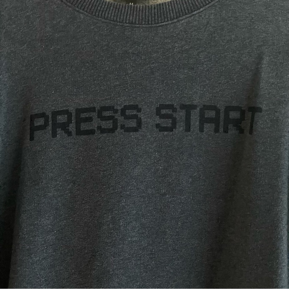 A.P.C. Blue Press Start Sweatshirt